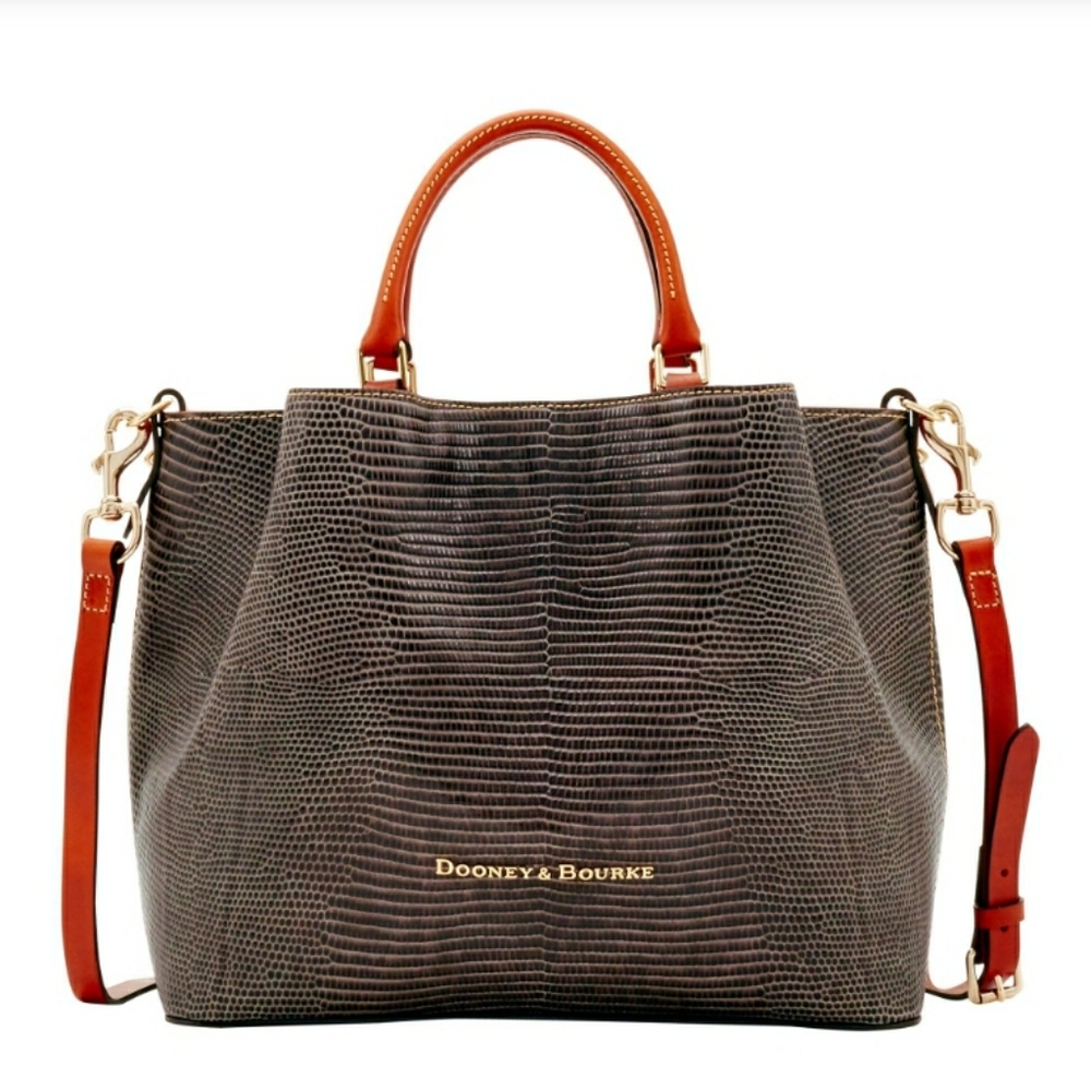 Dooney and Bourke Embossed Lizard Large Barlow